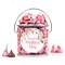 Happy Mother™s Day Stickered Paint Can Filled With Pink Hershey™s Kisses Milk Chocolate - Ideal Sweet Gift For Mom, Office Party And Church Giveaways & More